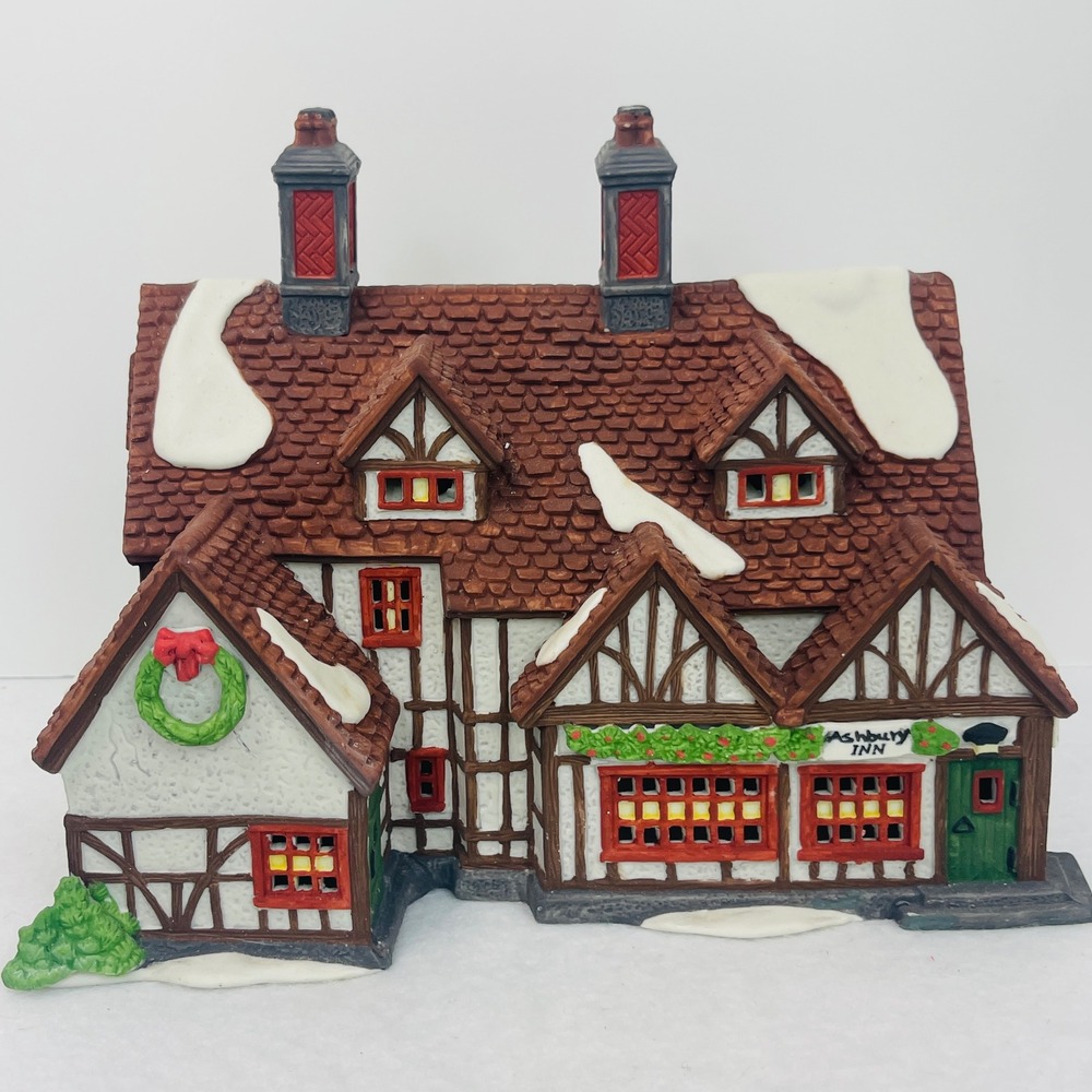 Department 56 Dickens Village Series Ashbury Inn 5555-7 Heritage Village 1991